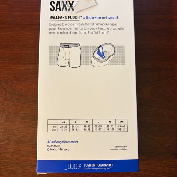 SAXX VIBE Boxer Briefs “Graphite Heather" - Picture 4 of 4